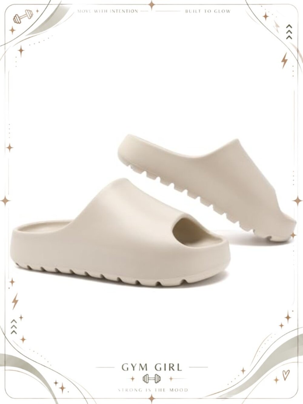 EVA Cloud Slides Women Thick Sole Open Toe Anti Slip Shower Beach Sandals